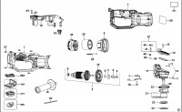 DEWALT DCG412-XJ ANGLE GRINDER SPARE PARTS TYPE 11